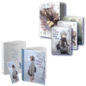 combo sinh nhật - ký sinh trùng - boxset manga + light novel (bộ 4 cuốn)