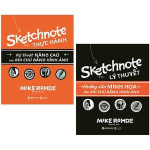 combo sketchnote lý thuyết và thực hành (bộ 2 cuốn)