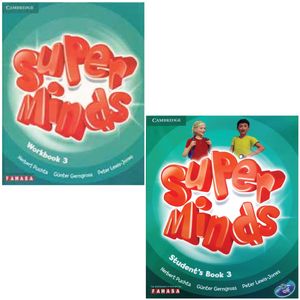 combo super minds 3: student's book + workbook