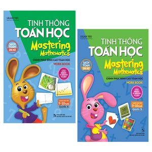 combo tinh thông toán học - mastering mathematics - dành cho trẻ 9 -10 tuổi - quyển a  và b (bộ 2 quyển)