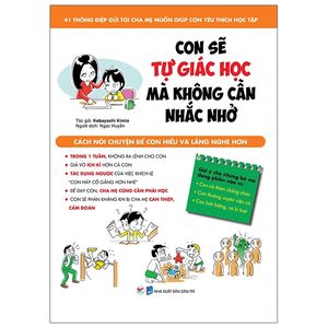 con sẽ tự giác học mà không cần nhắc nhở