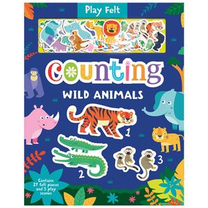 counting wild animals (play felt educational)