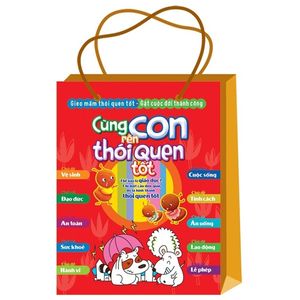 cùng con rèn thói quen tốt (bộ túi 10 cuốn)