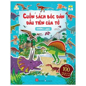 cuốn sách bóc dán đầu tiên của tớ - khủng long