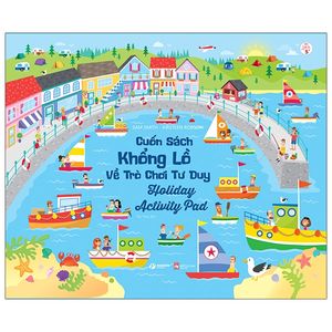 cuốn sách khổng lồ về trò chơi tư duy - holiday activity pad