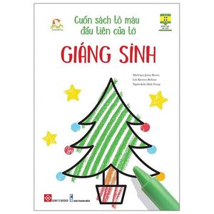 cuốn sách tô màu đầu tiên của tớ - giáng sinh