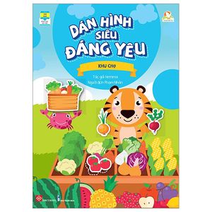 dán hình siêu đáng yêu - khu chợ