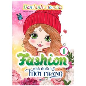 dán hình và tô màu - fashion nhà thiết kế thời trang 1