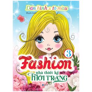 dán hình và tô màu - fashion nhà thiết kế thời trang 3