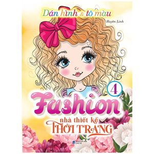 dán hình và tô màu - fashion nhà thiết kế thời trang 4