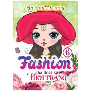 dán hình và tô màu - fashion nhà thiết kế thời trang 6