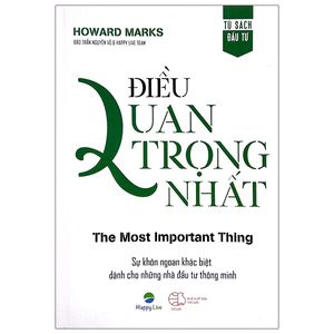 điều quan trọng nhất - the most important thing (tái bản 2021)