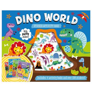 dino world sticker activity case