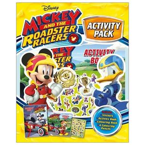 disney junior - mickey & the roadster racers: activity pack (2-in-1 activity bag disney)