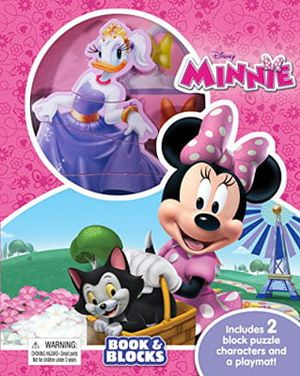 disney minnie book & blocks