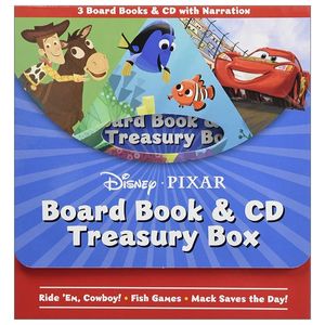 disney pixar board book & cd treasury box