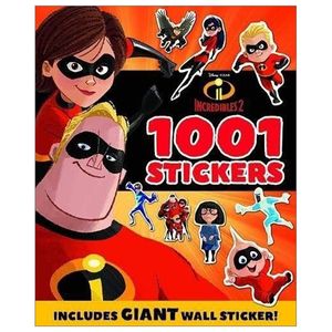 disney pixar - incredibles 2: 1001 stickers (1001 stickers disney)