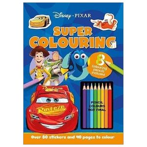 disney pixar - mixed: super colouring (colouring time xtra disney)