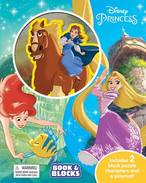 disney princess book & blocks