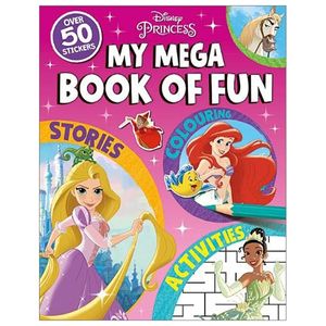 disney princess: my mega book of fun (my mega book of fun disney)