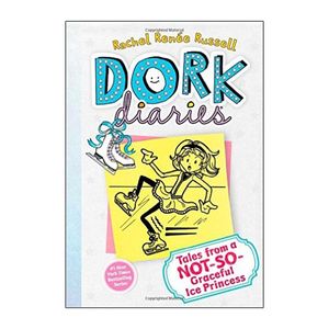 dork diaries 4 -tales from a not-so-graceful ice princess (hardcover)