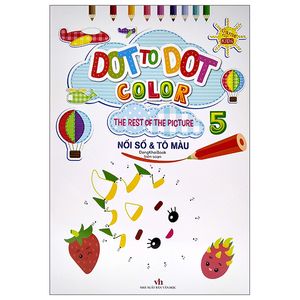 dot to dot color - the rest of the picture - nối số và tô màu 5