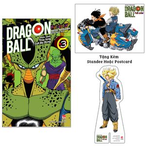 dragon ball full color - phần năm: truy lùng cell bọ hung - tập 3 - tặng kèm ngẫu nhiên 1 trong 2 mẫu standee hoặc postcard