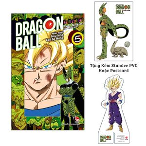 dragon ball full color - phần năm: truy lùng cell bọ hung - tập 5 - tặng kèm ngẫu nhiên 1 trong 2 mẫu standee hoặc postcard