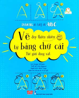 drawing as easy as abc - vẽ đẹp thiên nhiên từ bảng chữ cái - thế giới động vật