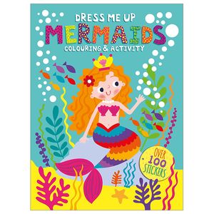 dress me up colouring and activity book - mermaids