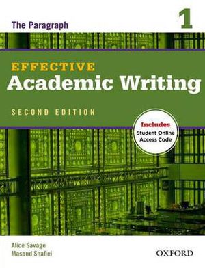 effective academic writing 1 student book with access to oxford learn 2ed