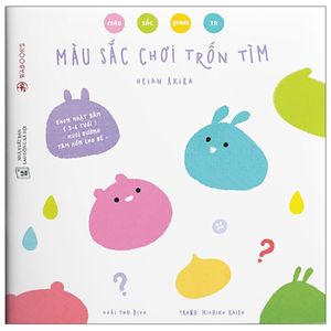 ehon - màu sắc quanh ta: màu sắc chơi trốn tìm (3- 6 tuổi)