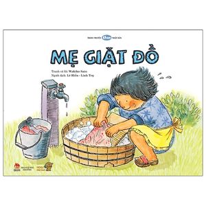 ehon - mọt sách mogu - mẹ giặt đồ (từ 3 - 6 tuổi) (tái bản)