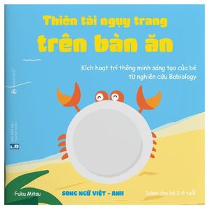 ehon - thiên tài ngụy trang trên bàn ăn (song ngữ việt - anh)