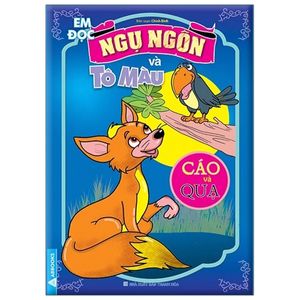 em đọc ngụ ngôn và tô màu: cáo và quạ