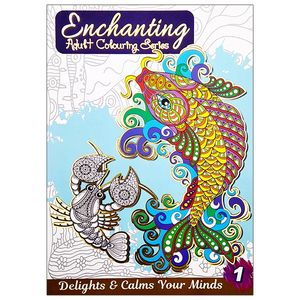 enchanting adult colouring series: book 1