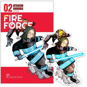 fire force - tập 2 - tặng kèm bookmark giấy hình nhân vật