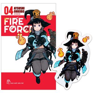 fire force - tập 4 - tặng kèm bookmark giấy hình nhân vật