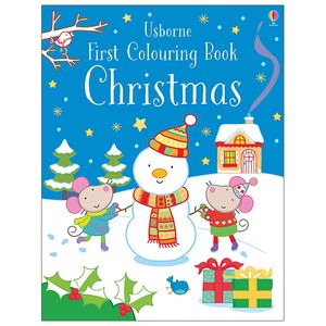 first colouring book christmas