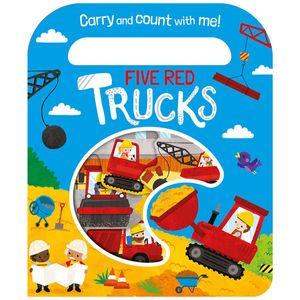 five red trucks (count and carry with me!)