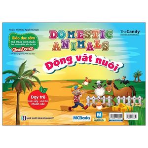 flashcard dạy trẻ theo phương pháp glenn doman - động vật nuôi