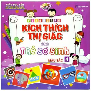 flashcard - kích thích thị giác cho trẻ sơ sinh - màu sắc 4