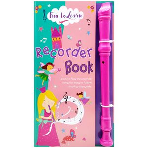 fun to learn recorder book - pink