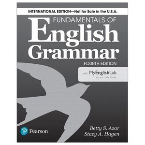 fundamentals of english grammar student book with myenglishlab 4th edition