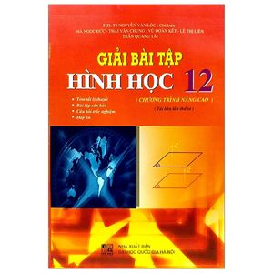 gải bài tập hình học 12 - nâng cao