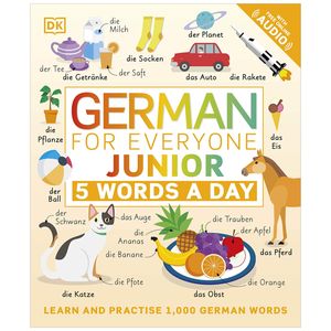 german for everyone junior 5 words a day: learn and practise 1,000 german words