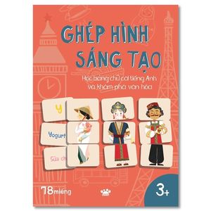 ghép hình sáng tạo - học bảng chữ cái tiếng anh và khám phá văn hóa