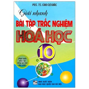 giải nhanh bài tập trắc nghiệm hóa học 10