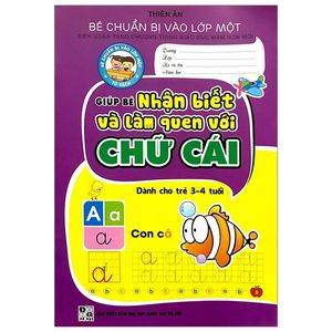 giúp bé nhận biết và làm quen với chữ cái