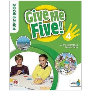 give me five! level 4 pupil's book pack with navio app